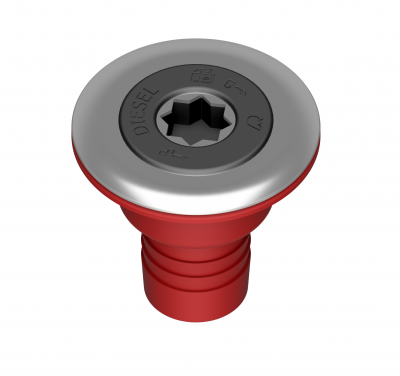 Rutgerson - Deck Filler for Diesel, 54mm, thread-lock