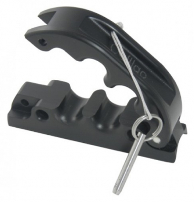 Colligo Marine - Quick release line guide 2 Line-1Inch Stanchion Mnt-Delrin