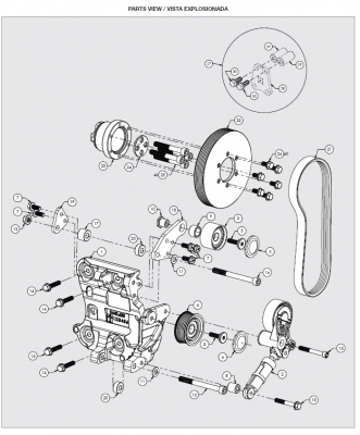 Arco Marine - High Output / High Amperage Alternator Mounting and Bracket Kit for MB Sprinter