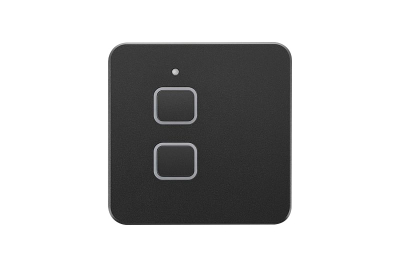 Simarine Nereide Light Switch 2 Button Black Aluminium with Dimmer